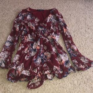Long sleeve romper